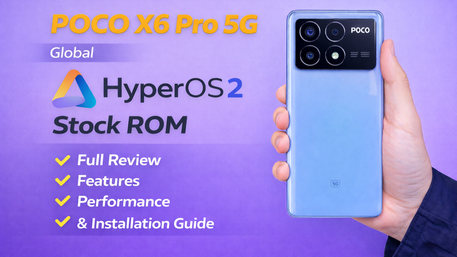 HOS 2 GLobal Stock Screenshot for Poco X6 Pro 5G